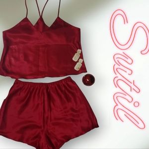 Set pajamas silky